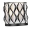 Z-Lite Harden Wall Sconce, 2-Light, 8 In.W x 4.5 In.L x 14.75 In.H, Matte Black/White 1948-2S-MB - alternate 3